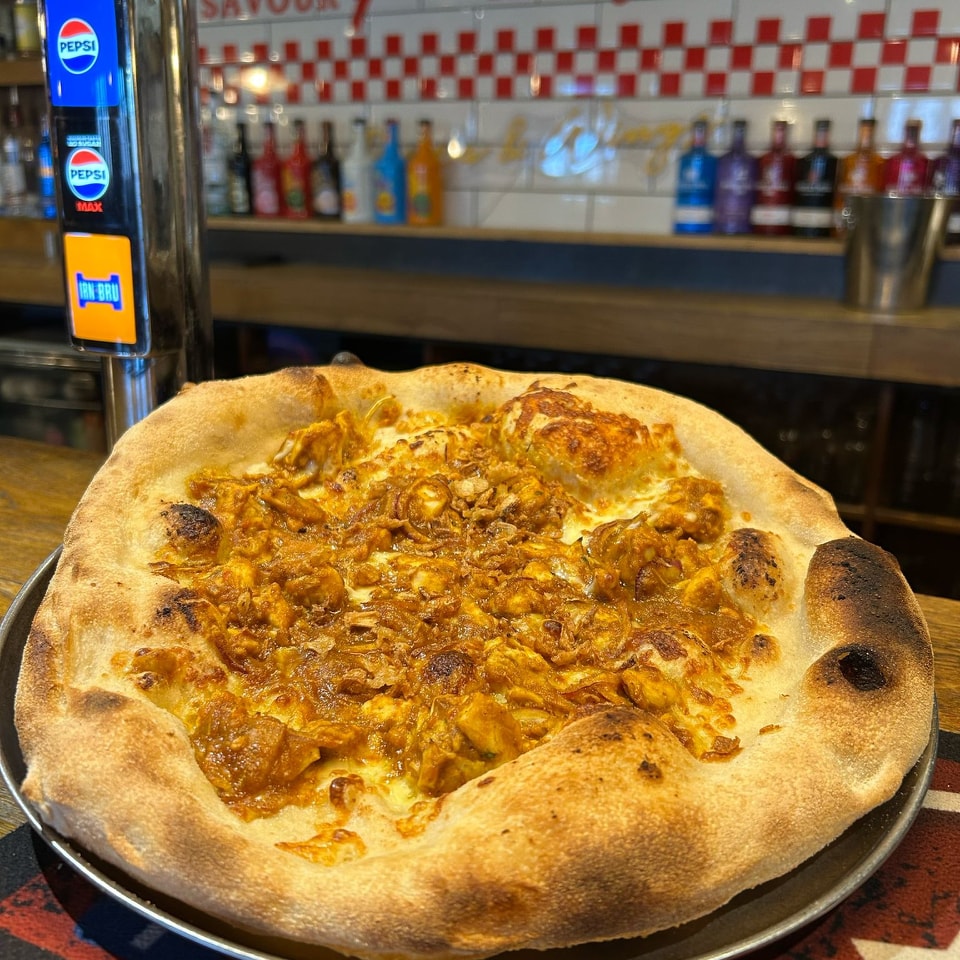 The Chicken Curry Pizza! A... - Pings Pizza & Wings | Facebook