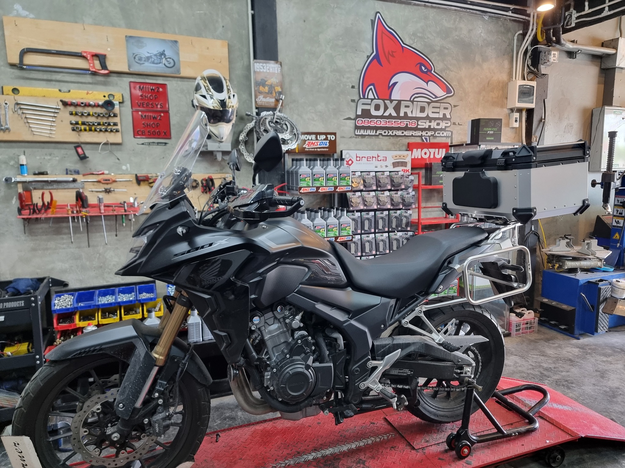 Fox Rider Shop - 🦊 CB500x 🦊 -ปี๊บบนอลูมิเนียม Dinoco...