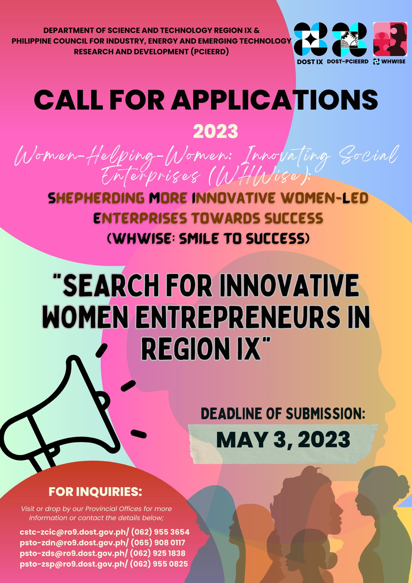 CALL FOR APPLICATIONS! 📣... - DOST Regional Office No. IX | Facebook