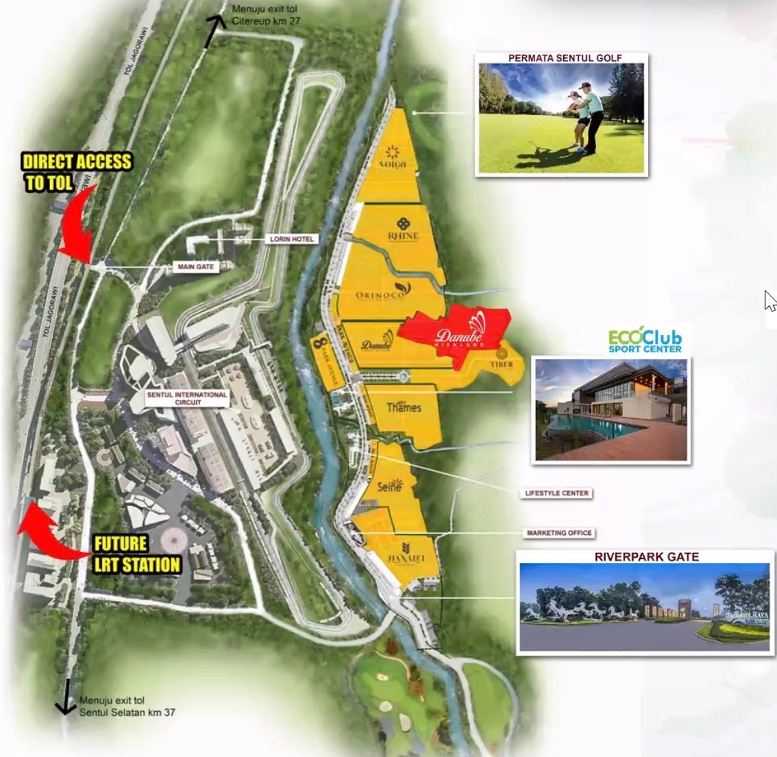 Citra - New Launching‼️ CITRA SENTUL RAYA DANUBE HIGHLAND Lokasi ...