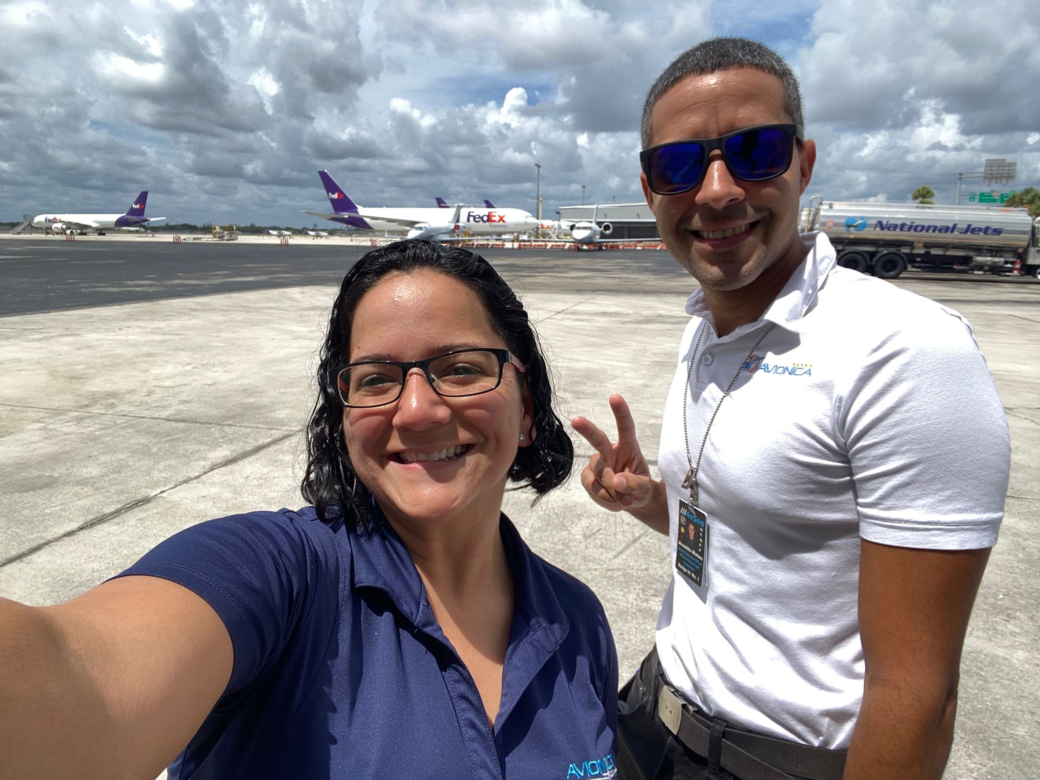 AvionicSea - Our CEO Arnaldo Mateo and CAO Ashley Mercado...