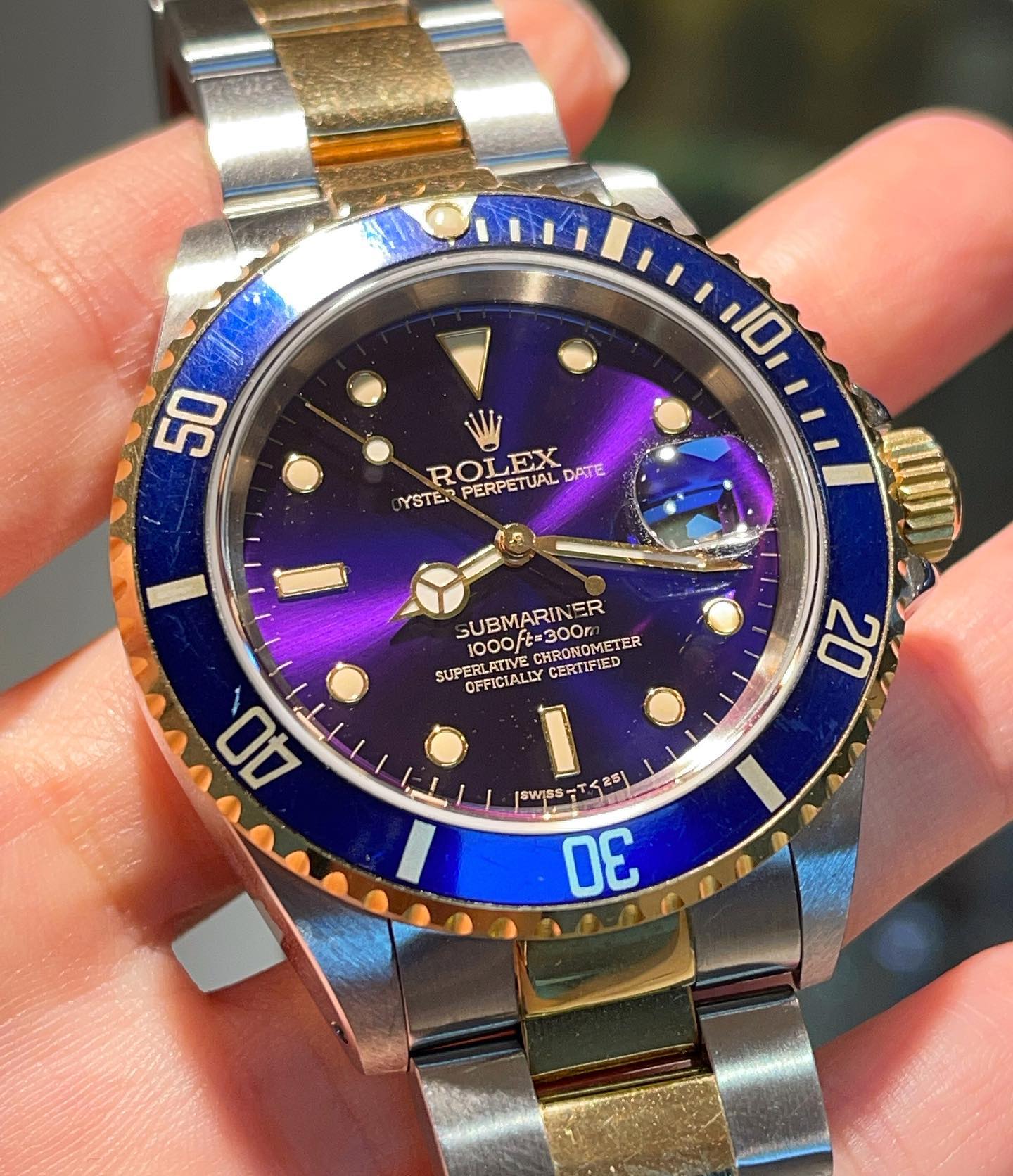 Joyful - Tropical Rolex Submariner “Purple color” Ref.16613 with