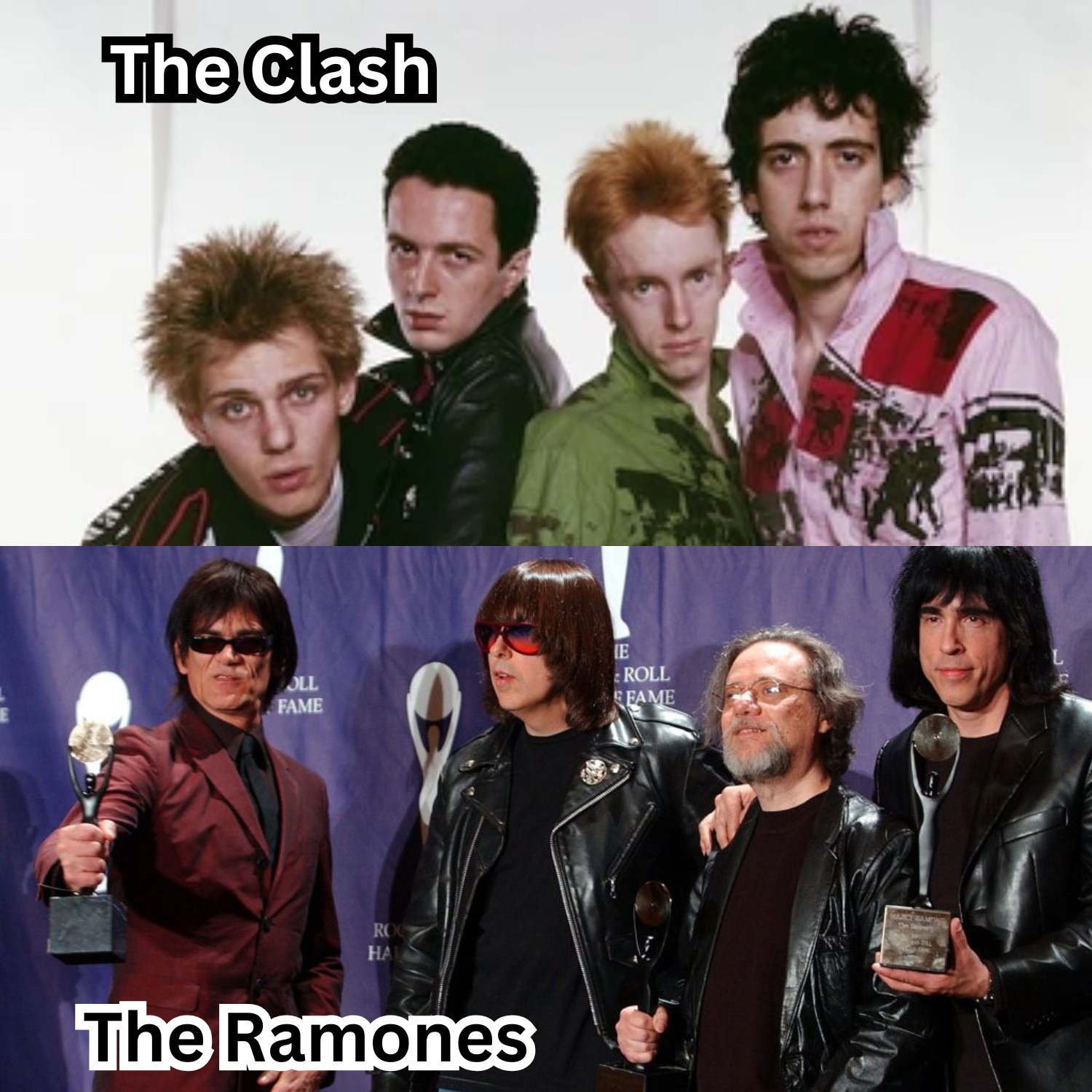 👍The Clash / ❤️The Ramones The Clash mixed punk with reggae