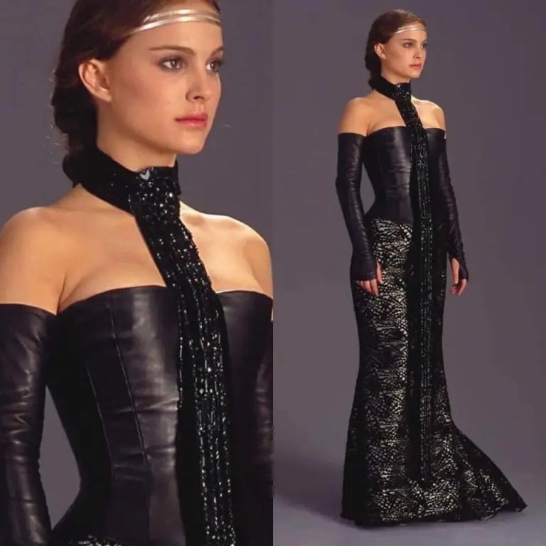 padme black dress costume Padmé Amidala's intricate meadow is adorned with elaborate embroidery and embellishment. What's your favorite Padmé from the prequel films? Black bridesmaid dresses Edit:Cocktail Either way Color:Sage Floral