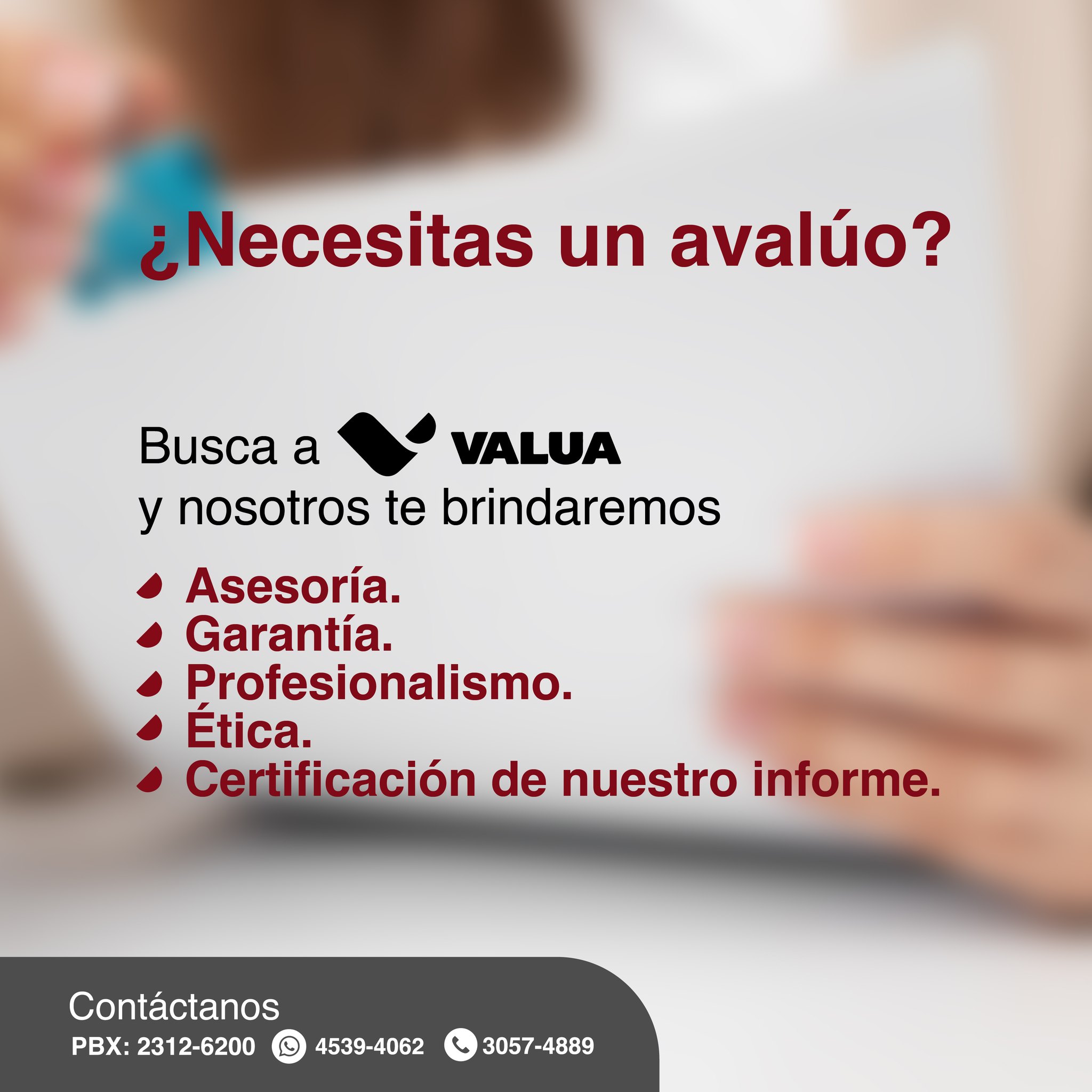 VALUA - Tenemos diferentes tipos de avalúos que se adaptan... | Facebook