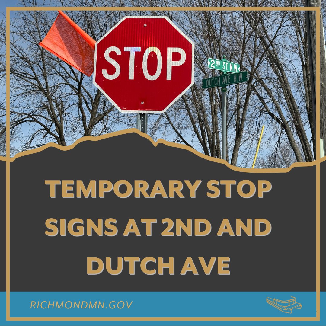 Richmond - You might have noticed some new temporary stop signs located ...