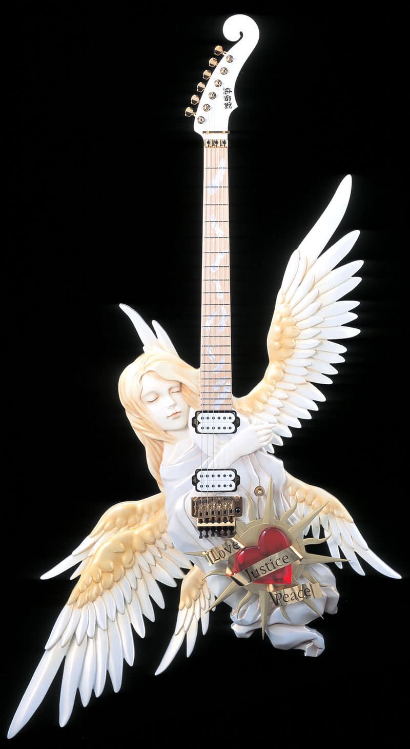 Angel Guitars' owned by Japanese guitarist Toshihiko Takamizawa. 🎸