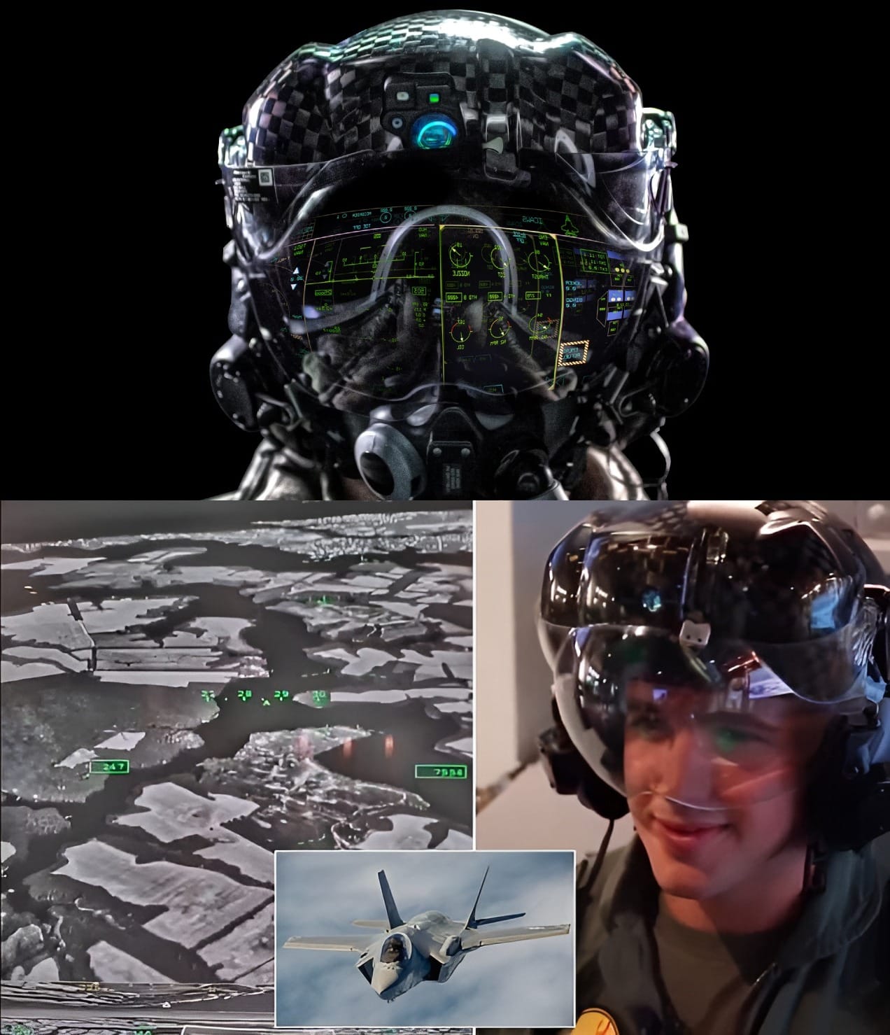 Modern - Helmet that allows pilots to see THROUGH the F-35 fighter jet ...