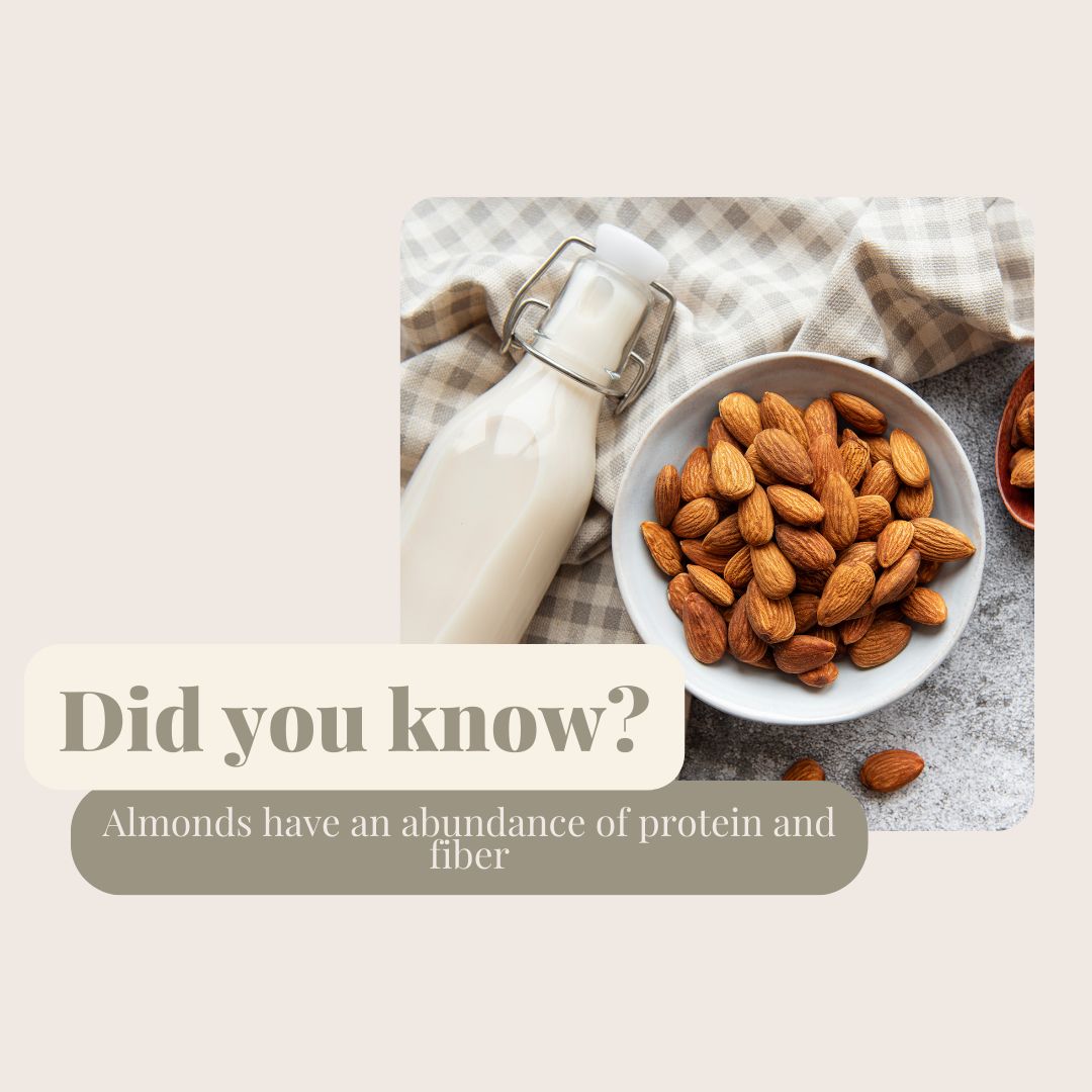 Did you know you can eat 14 almonds without hitting the 100-calorie mark? Plus, they're rich in fiber and protein!