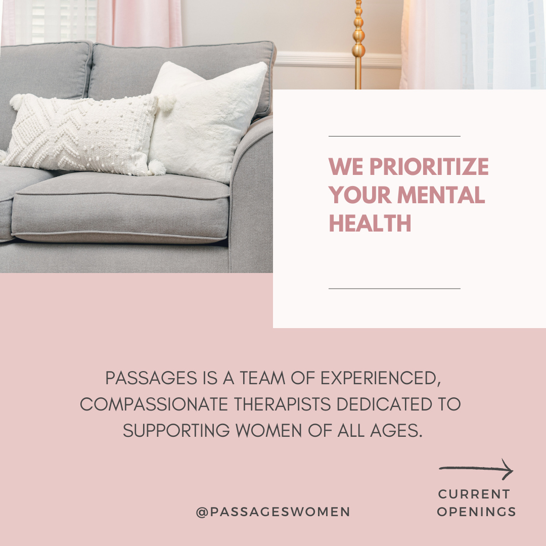 Our clinicians... - Passages Wellness & Counseling for Women | Facebook