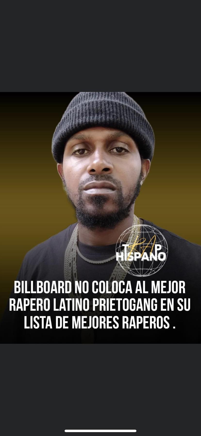 El rapero PRIETO mejor conocido por... - La pagina que frao