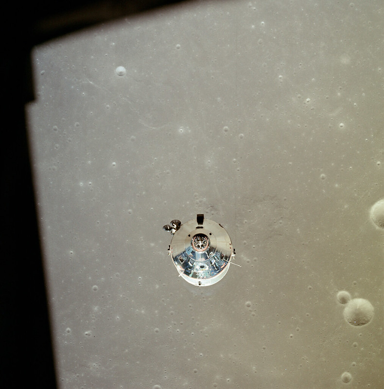 Astronomy - A Historic Moment: Apollo 11 Undocking This iconic photo ...