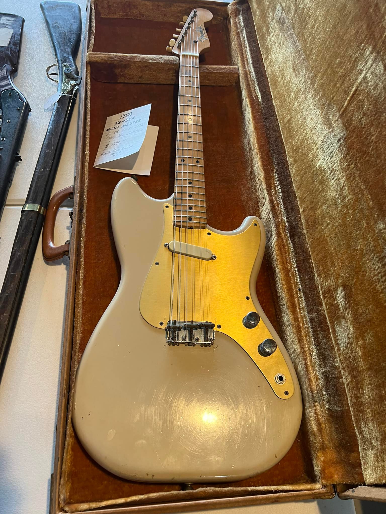 1958 Fender Music Master with original case! Today