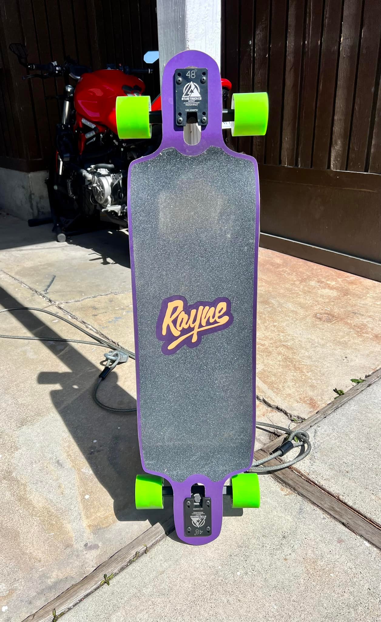 This is the Rayne Demon Seed with Randal 180s (50 & 42 degree) and 