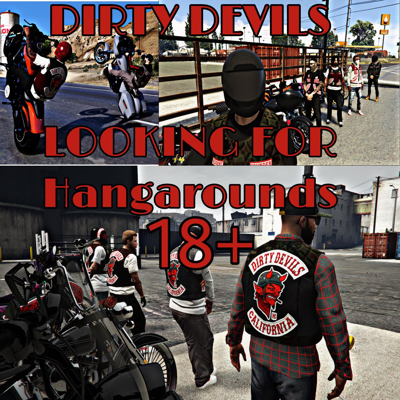 FiveM Server Community | •Dirty Devils Mc 🔴⚪️