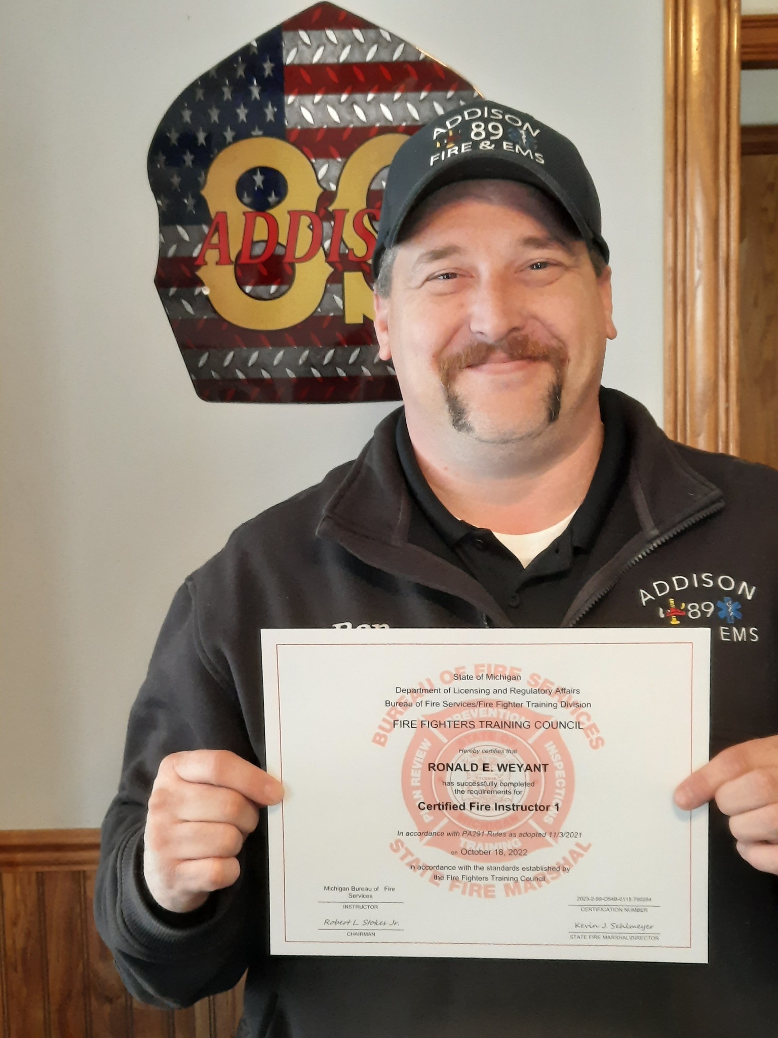 Congratulations to Lt. Ron Weyant on... - Addison Fire & EMS | Facebook