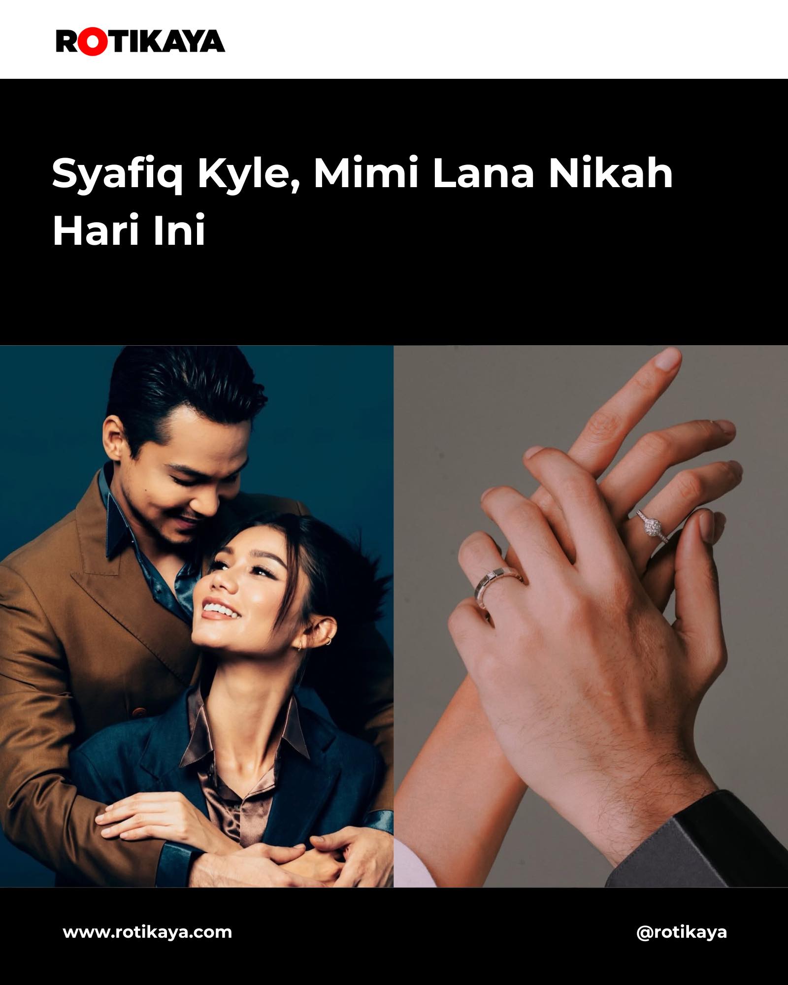ROTIKAYA - Menurut sumber mereka bakal kahwin petang ini di kampung ...