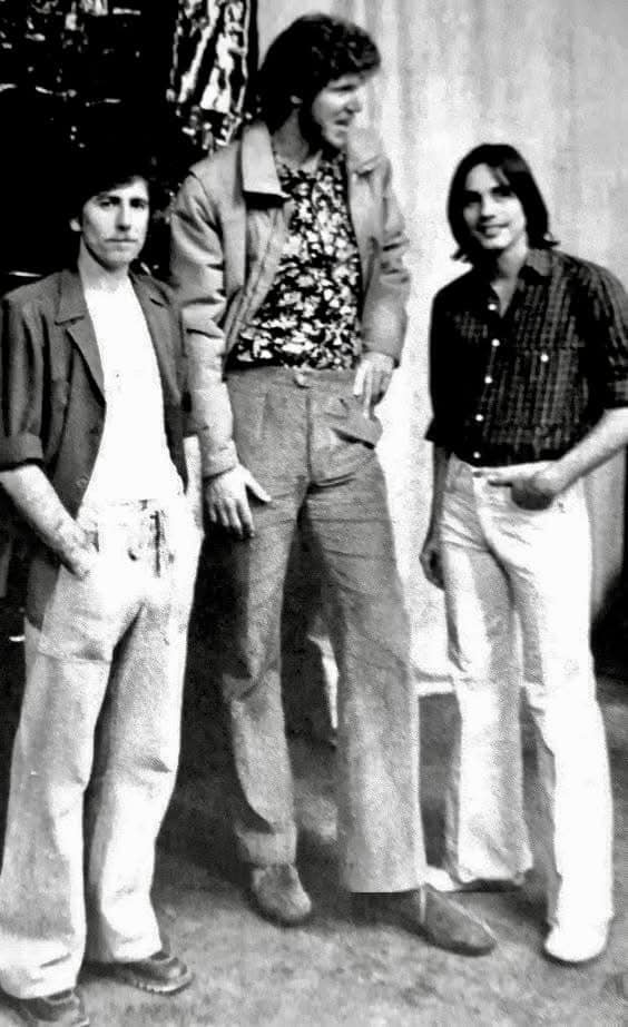 c1978.Graham Nash, Bill Walton & Jackson Browne.