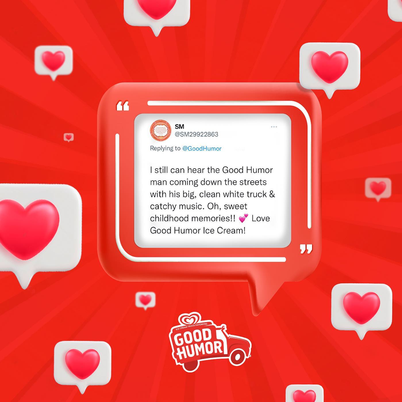 Good Humor - This tweet takes us back to the good 'ole...