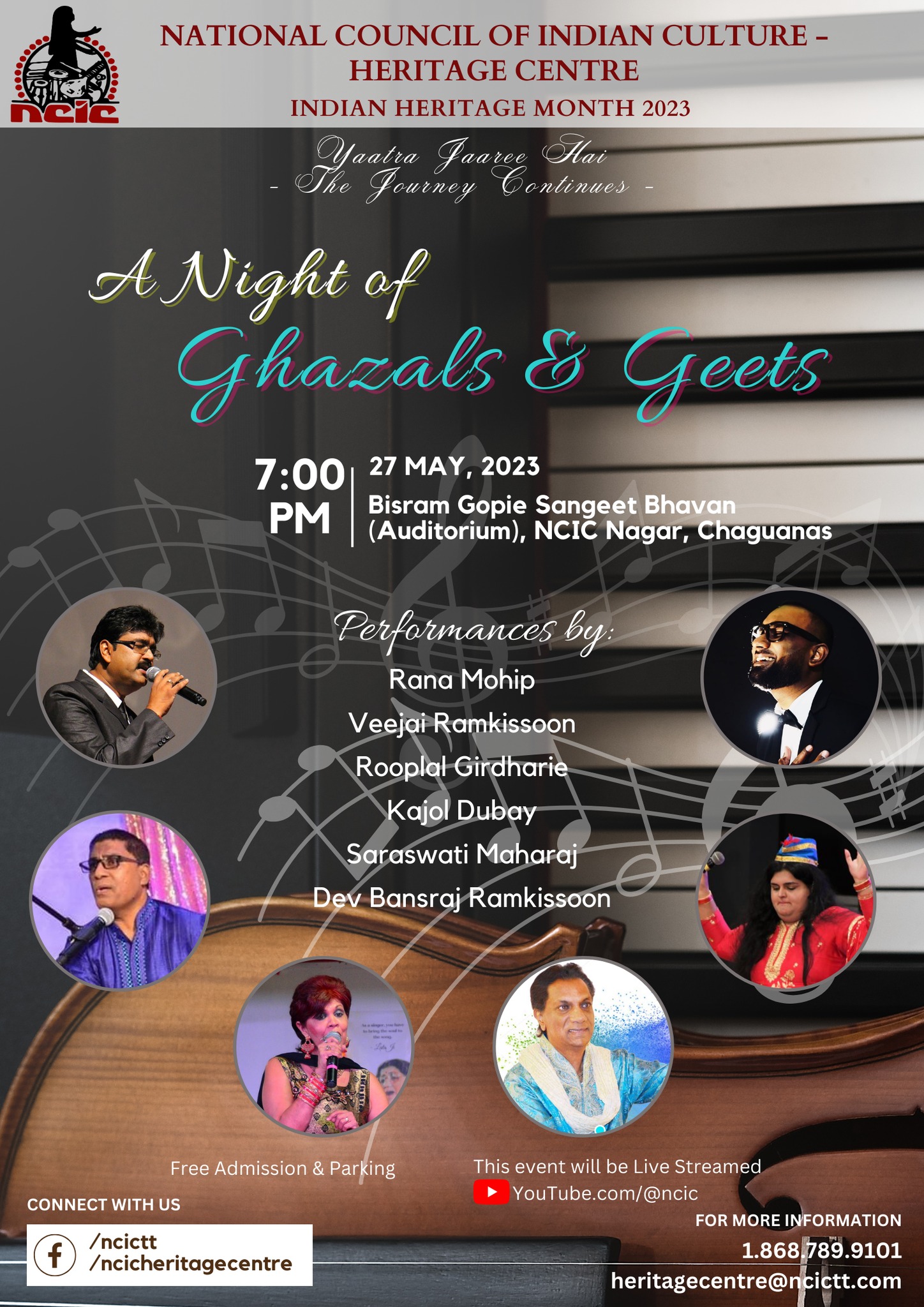 The National Council of Indian Culture - Heritage Centre presents, 