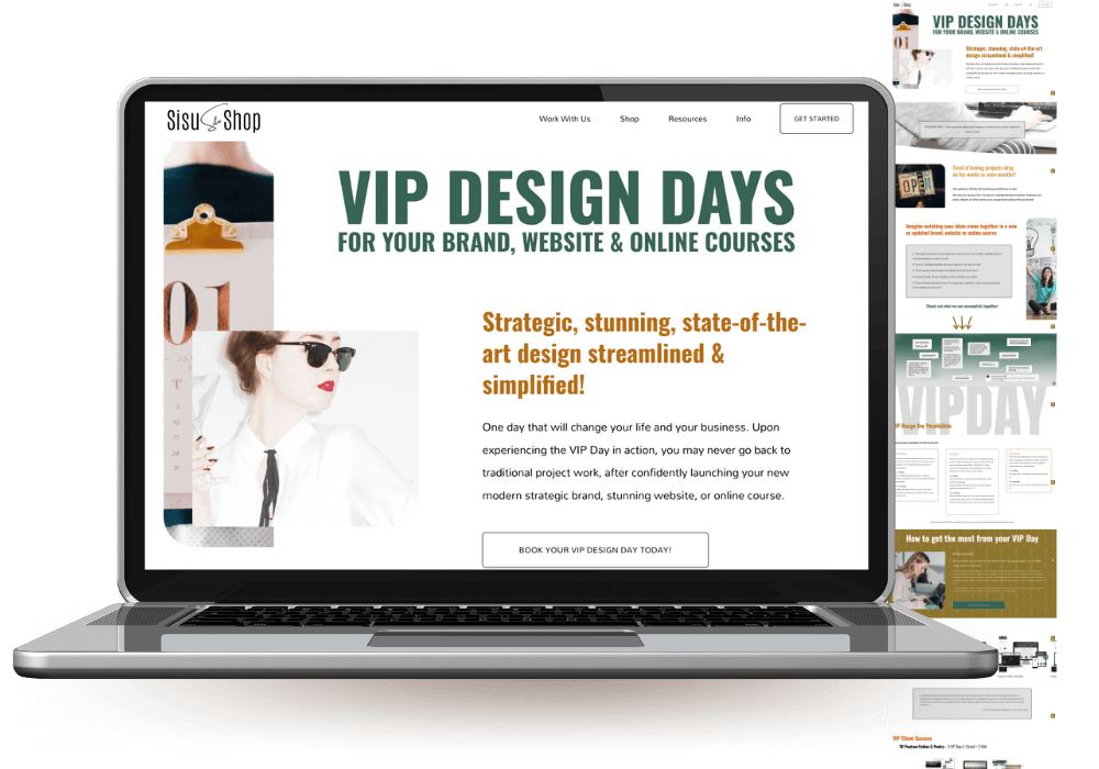 Sisu - Our website update is nearly done! I finished the VIP Design ...
