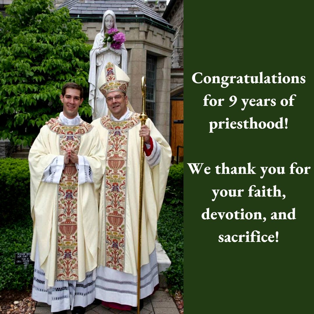 Divine Mercy Parish - Congratulations for 9 years of priesthood! We ...
