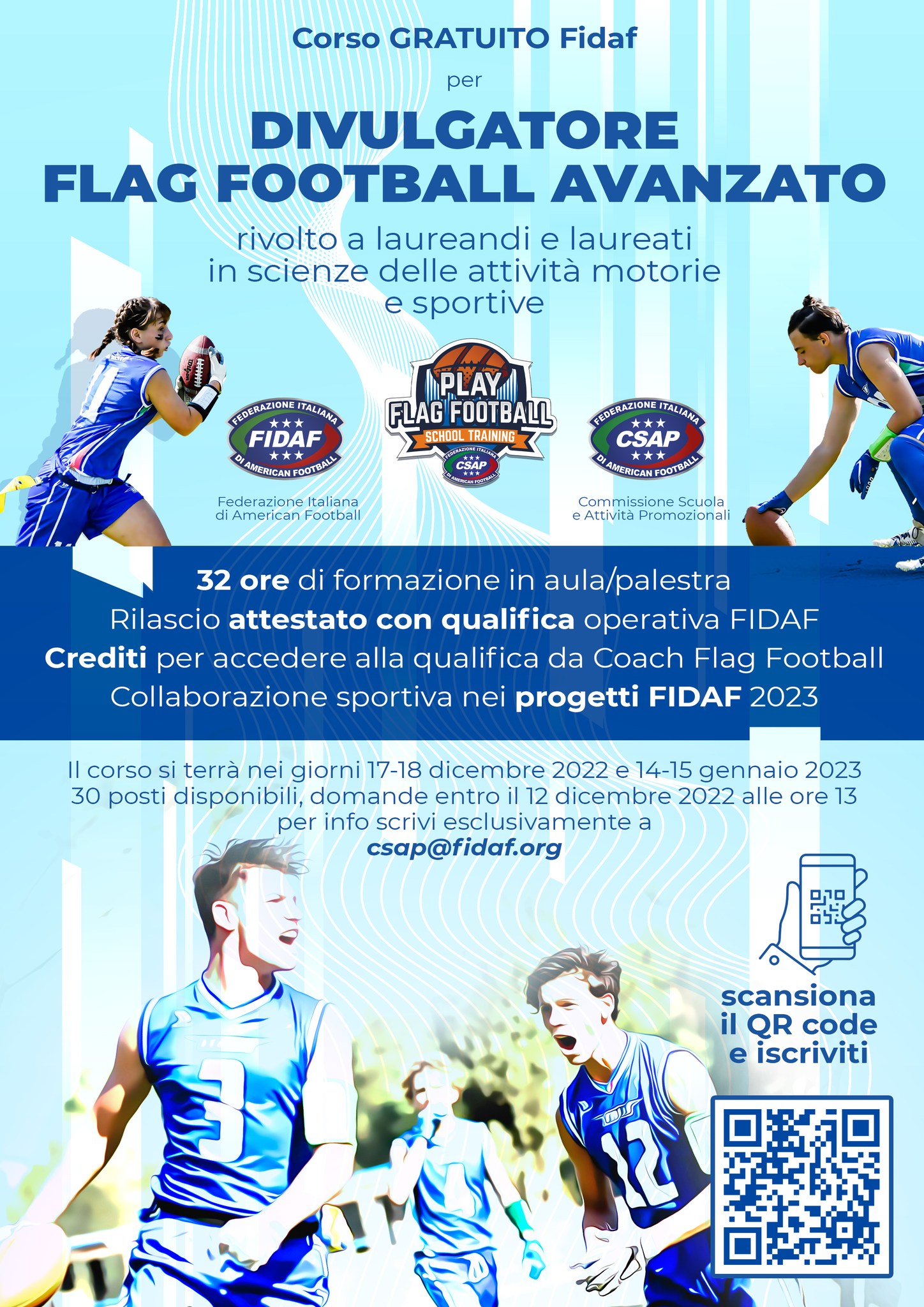 FIDAF - Federazione Italiana Di American Football - CORSO GRATUITO ...
