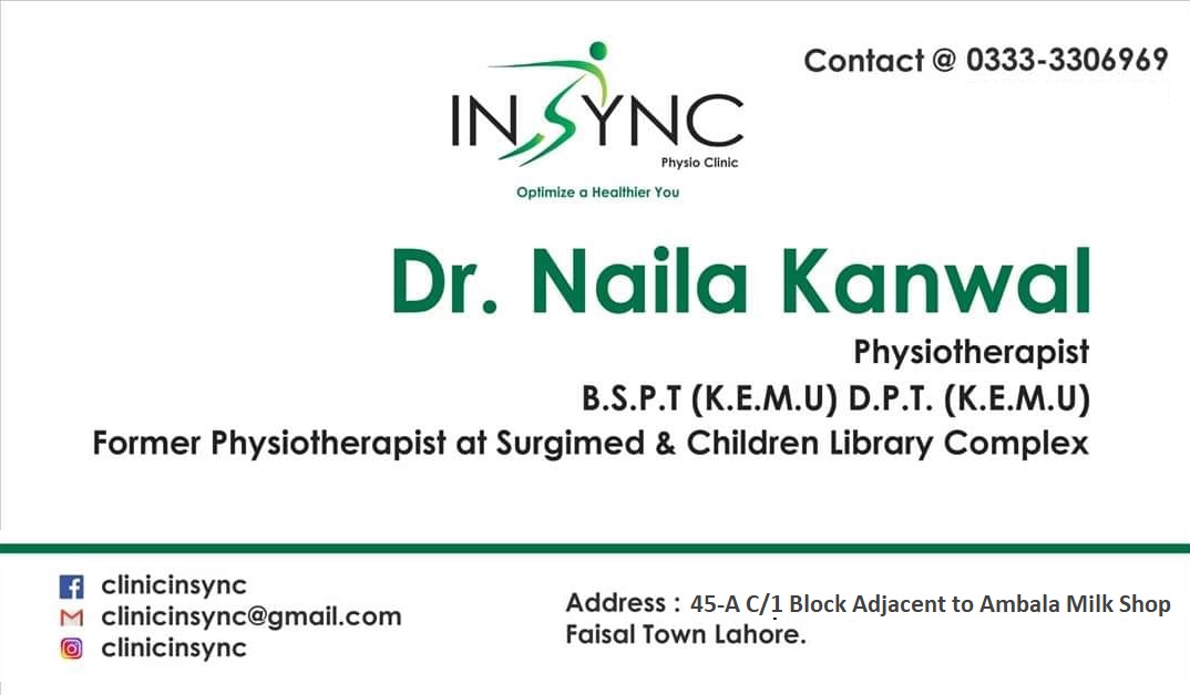 InSync Physio & Rehab Center | Lahore