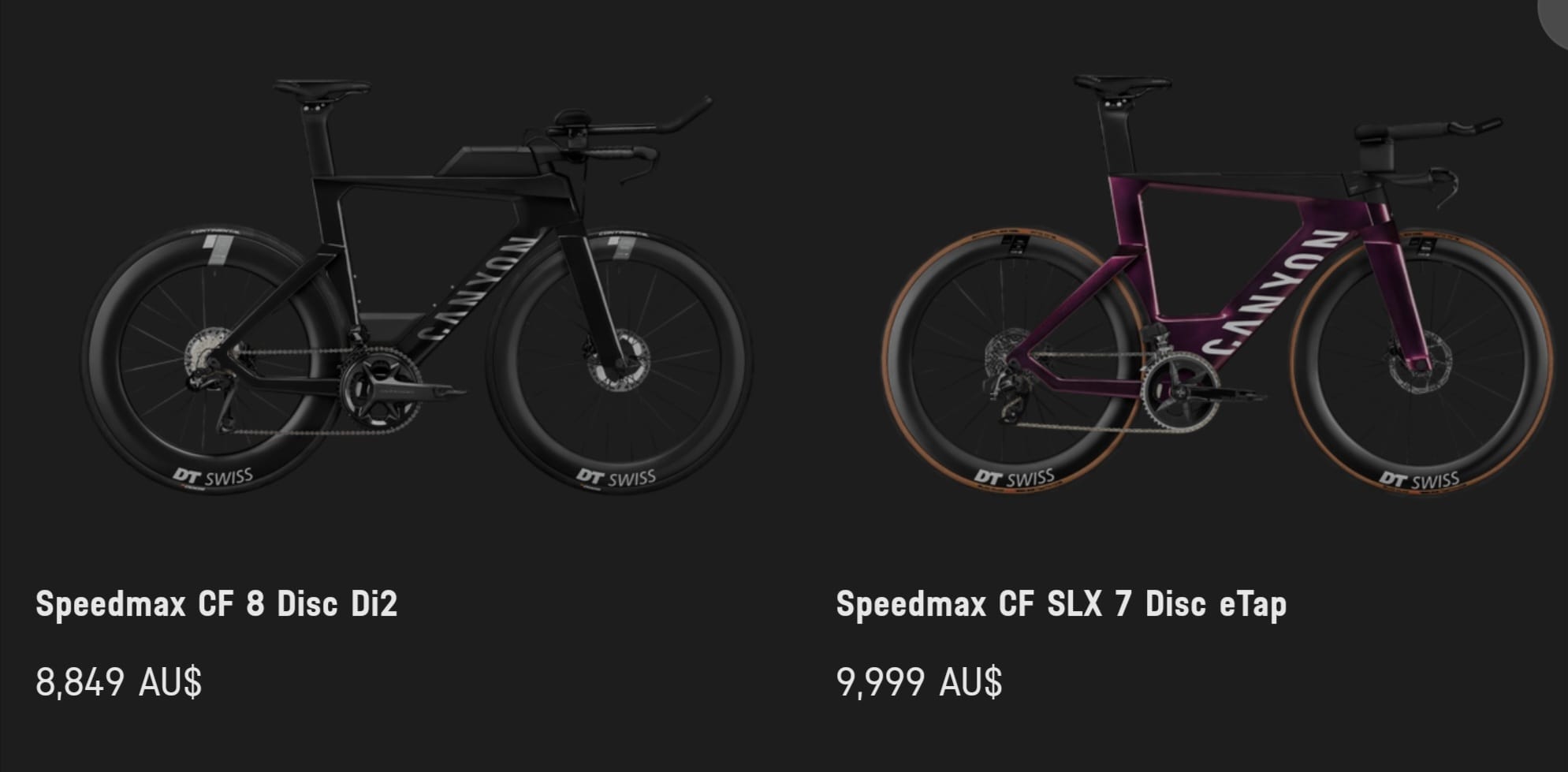 Speedmax CF SLX 7 Disc vs Speedmax CF 8 Disc