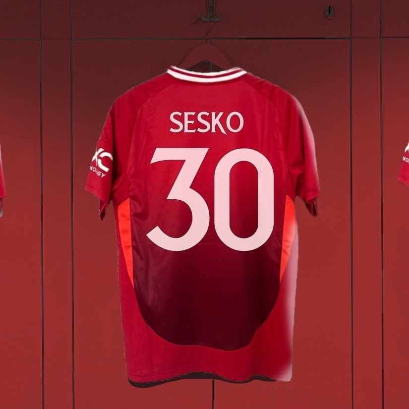 🛑🛑: BENJAMIN SESKO TO WEAR JERSEY NUMBER 30 AT MANCHESTER UNITED.