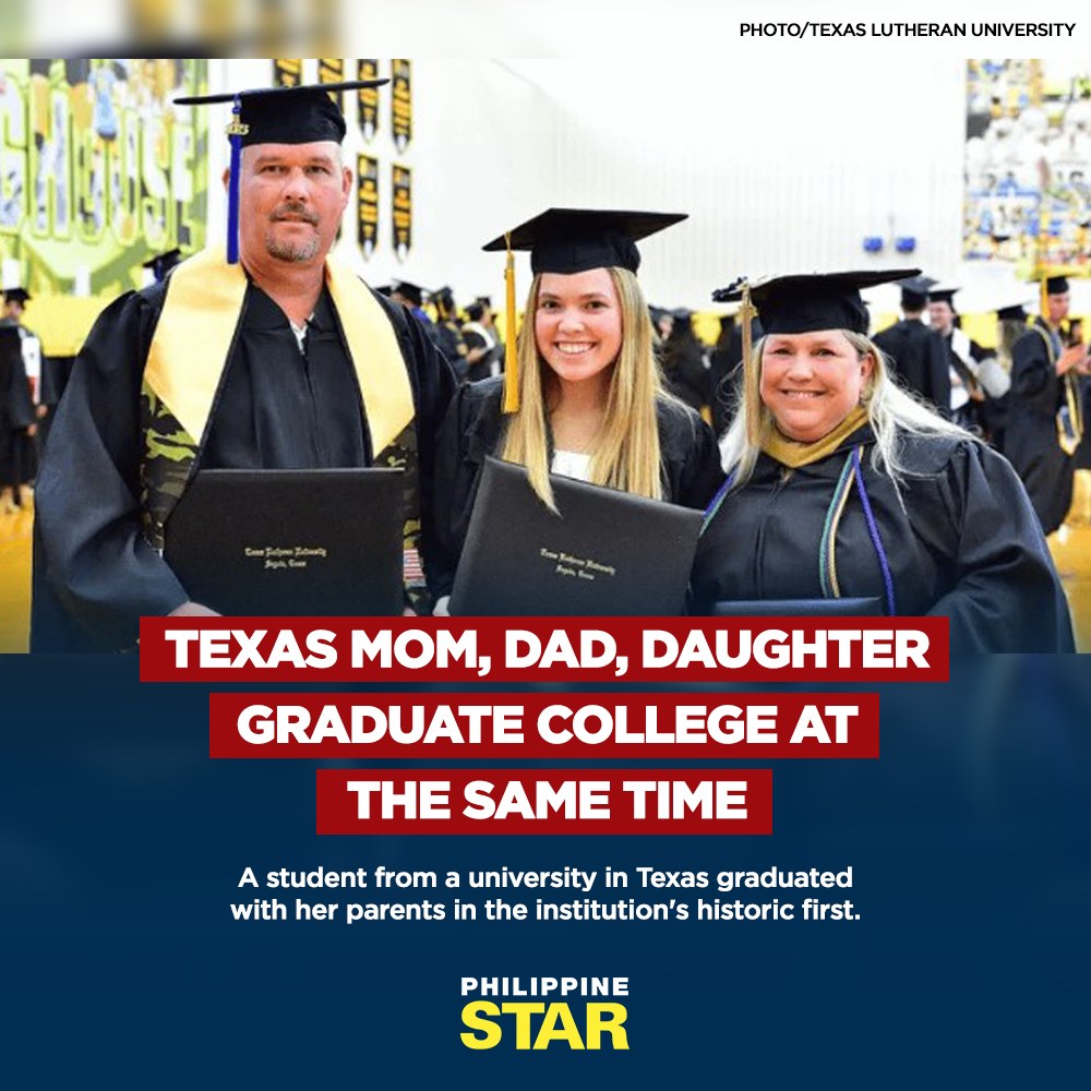 Philippine Star - A TRIPLE CELEBRATION! 🎓🥳 Texas Lutheran...