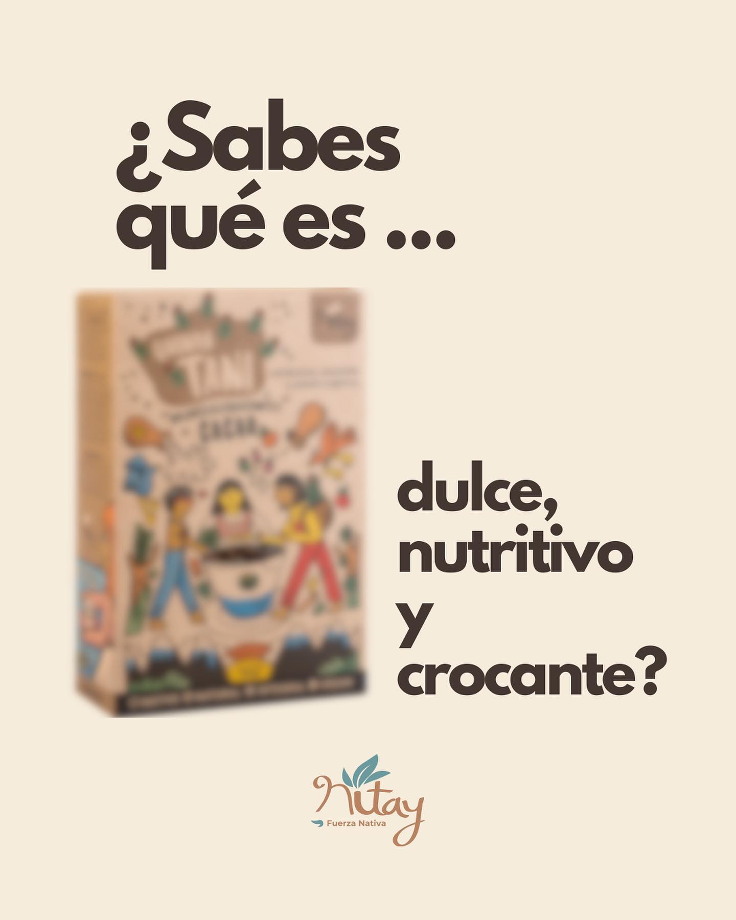 Nitay - ¿Sabes qué es dulce, nutritivo y crocante ...