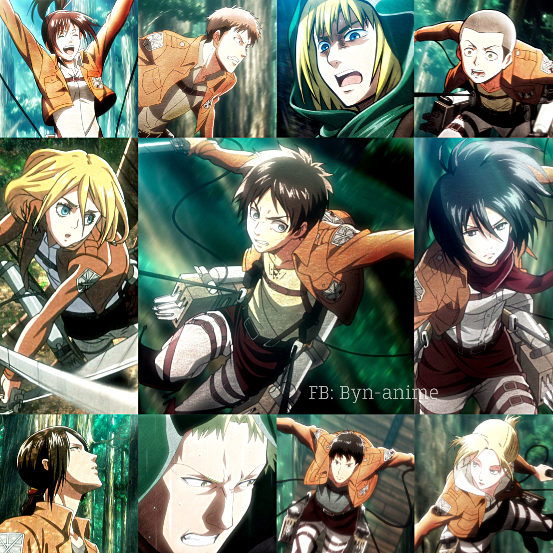 The Cadets turn into Titans #Attackontitan