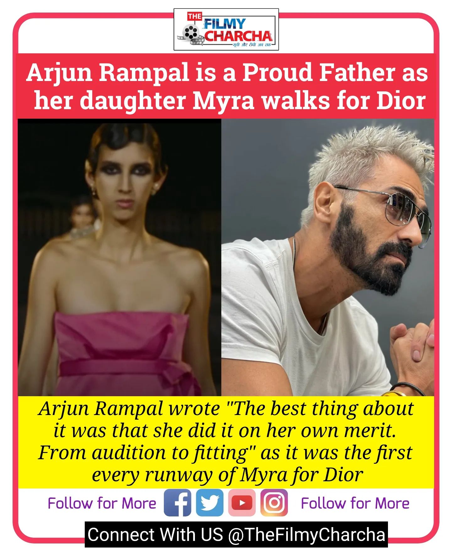 Myra Rampal, daughter of actor Arjun... - The Filmy Charcha | Facebook