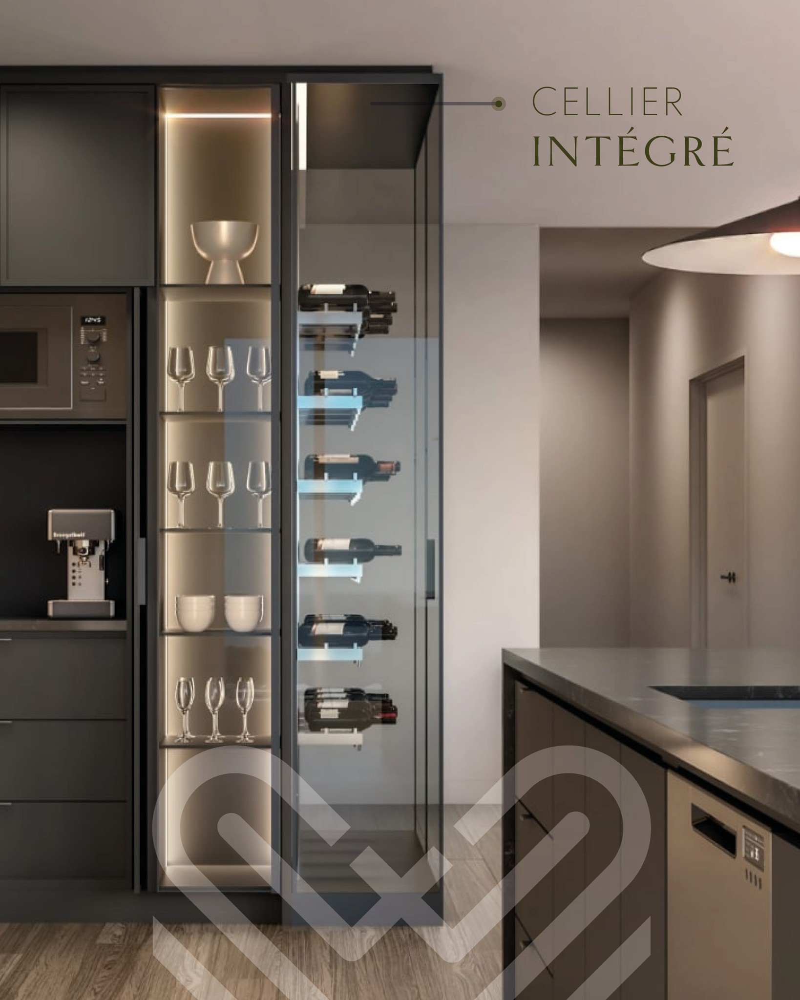 SWL - Cellier intégré. Du design à la fonctionnalité, chaque détail ...