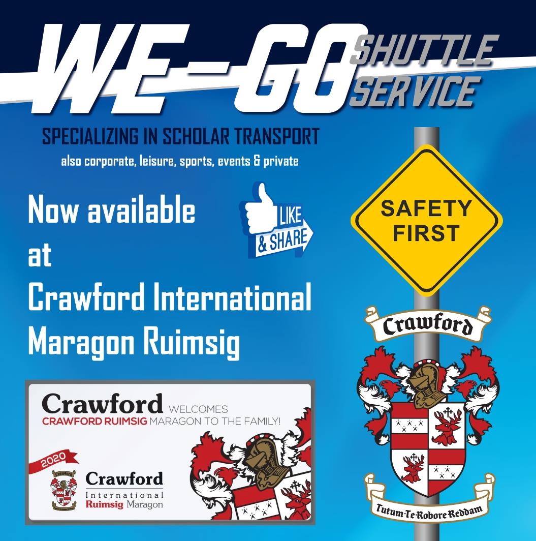 WE-GO Shuttle Service - Now available at Crawford International Maragon ...