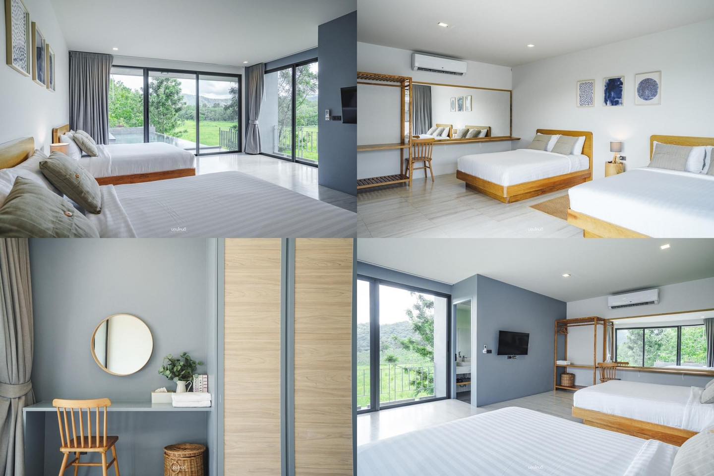 ห้องนอนบริเวณชั้น2... - KIN Pool Villa Khaoyai