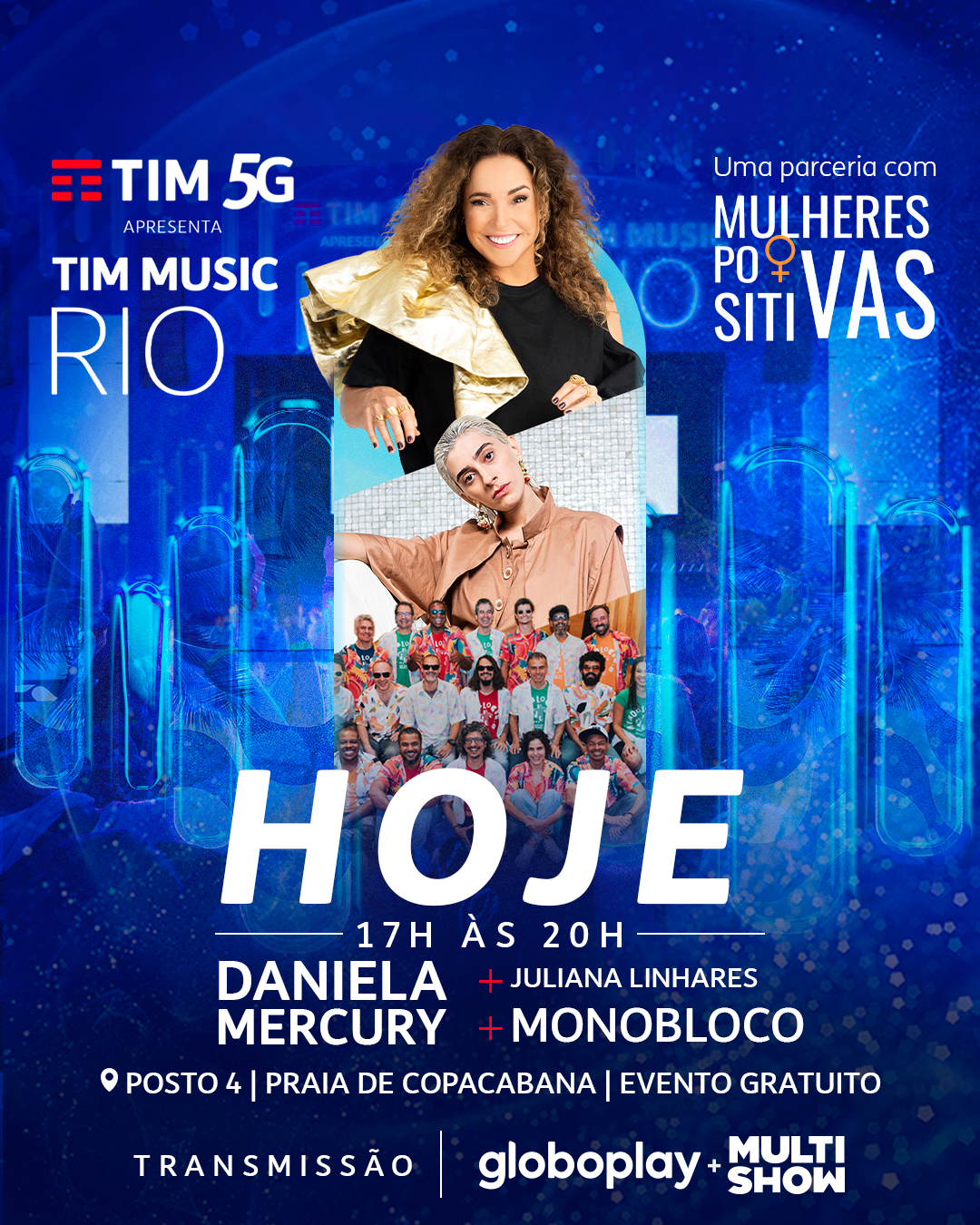 TIM Brasil - Chegou o grande dia! Hoje começa o TIM Music Rio! E para ...