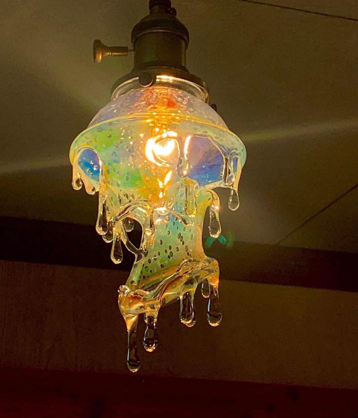 There's a take on glass lamps worth some time. Melting lamps by