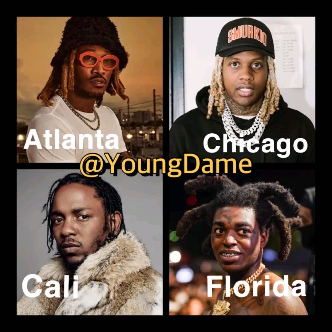 Which place had the biggest impact on rap?