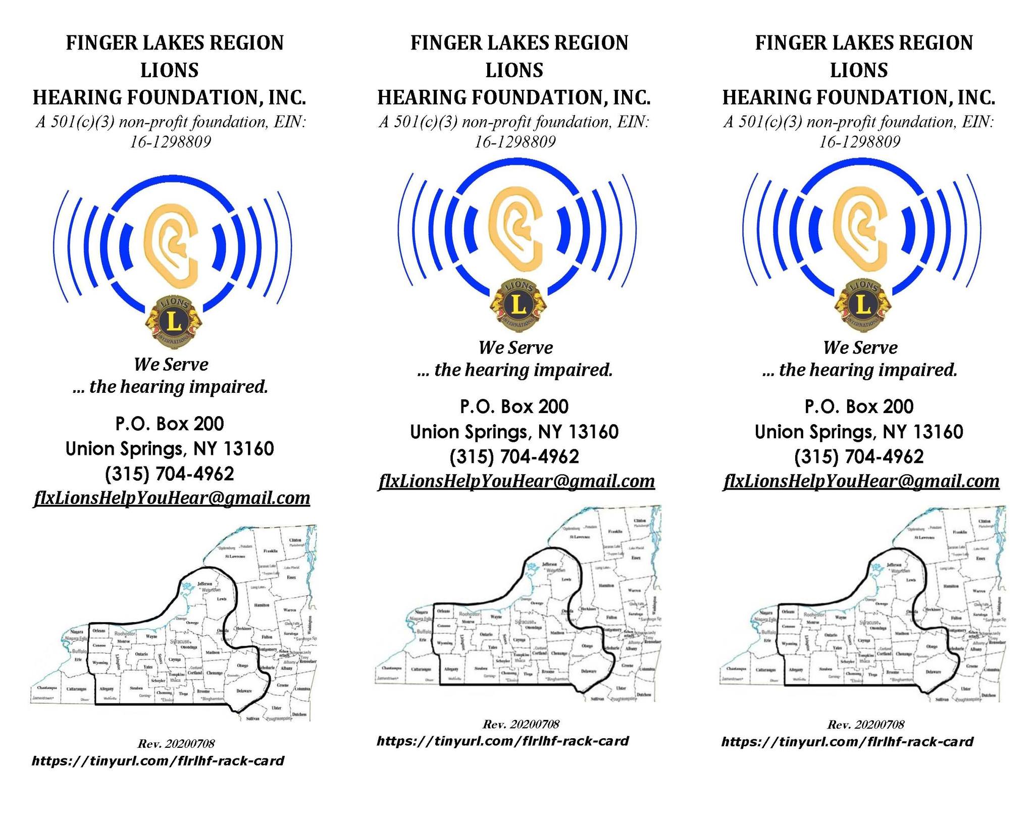 Finger Lakes Region Lions Hearing Foundation