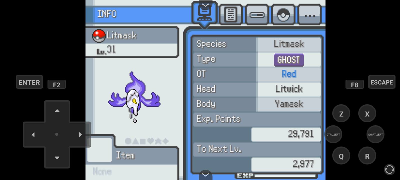 Some ghost fusions I've done in Infinite fusion