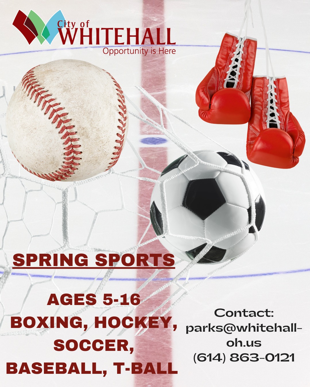 🌸 Spring Sports Sign-Ups... - Whitehall Parks and Recreation | Facebook