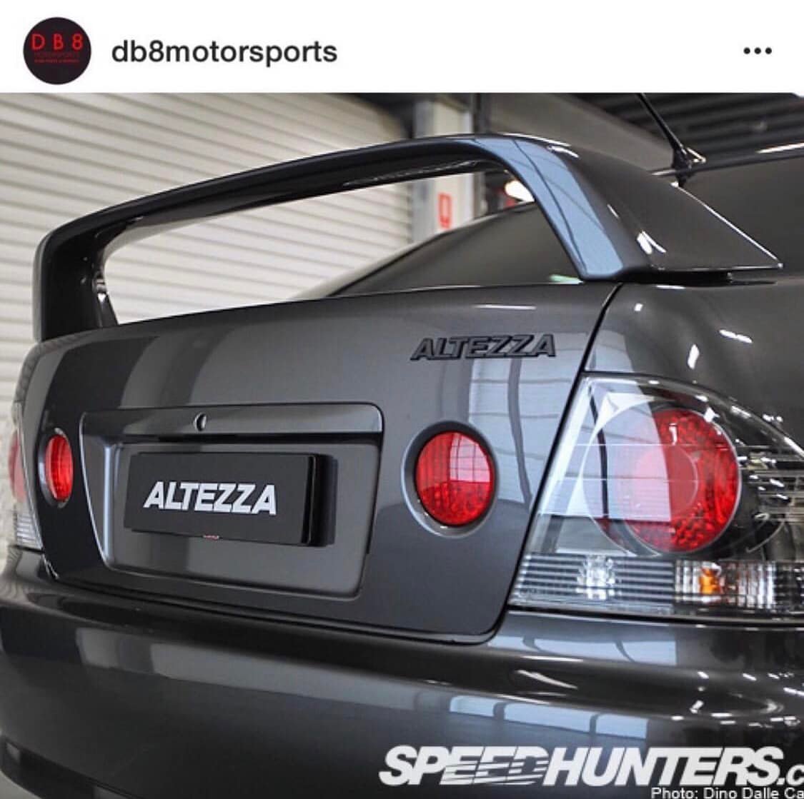 DB8 MotorSports - 🇯🇵 JDM Altezza Spoiler 🇯🇵 📣 Details:...