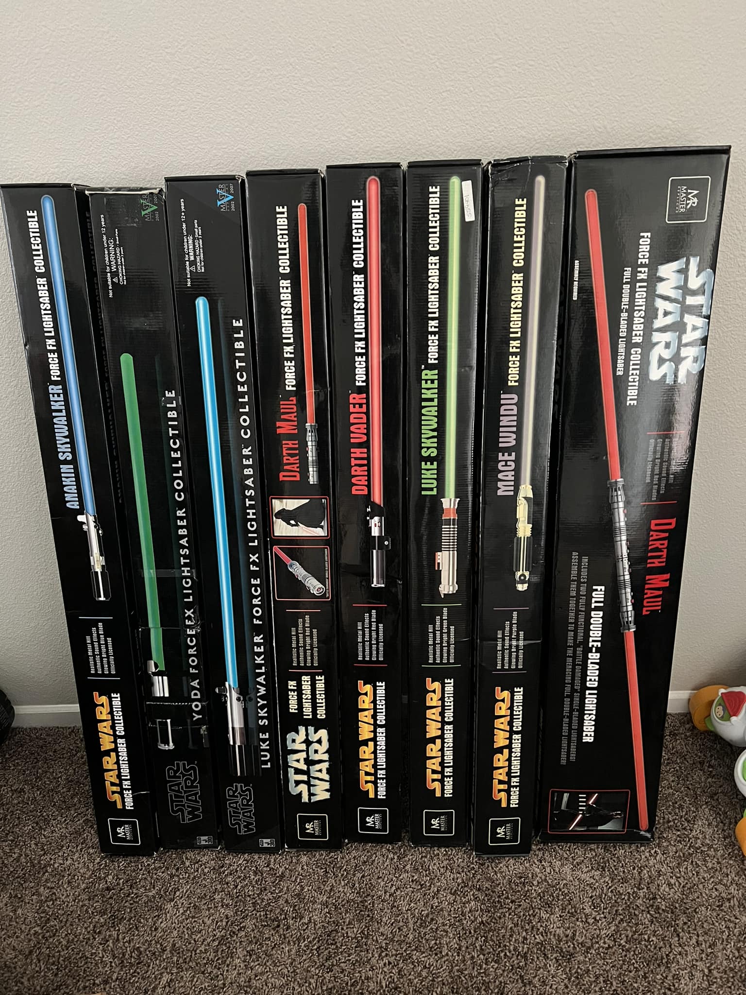 These beautiful .45 Star Wars Master Replica Lightsabers have been 