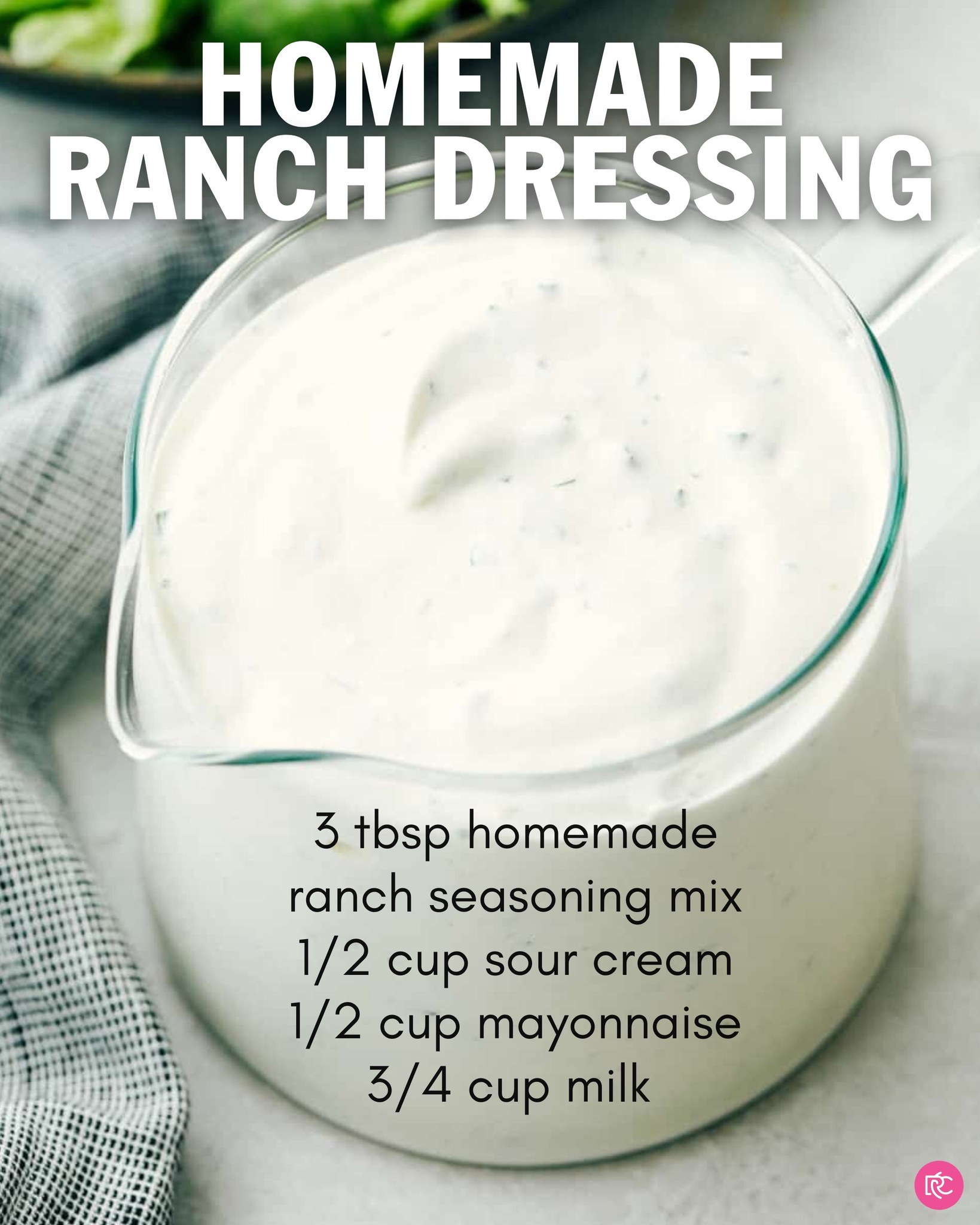 mix ranch dressing and sour cream Homemade * 1/2 cup mayonnaise * 1/2 cup * 1/2 cup buttermilk * 2 tablespoons Ridiculous Ranch Seasoning In a medium bowl, whisk together the mayonnaise, sour cream reshoots march24 crackers or pretzels Color:Light Blue Polka Dot DVIDS - Images - Cream cheese