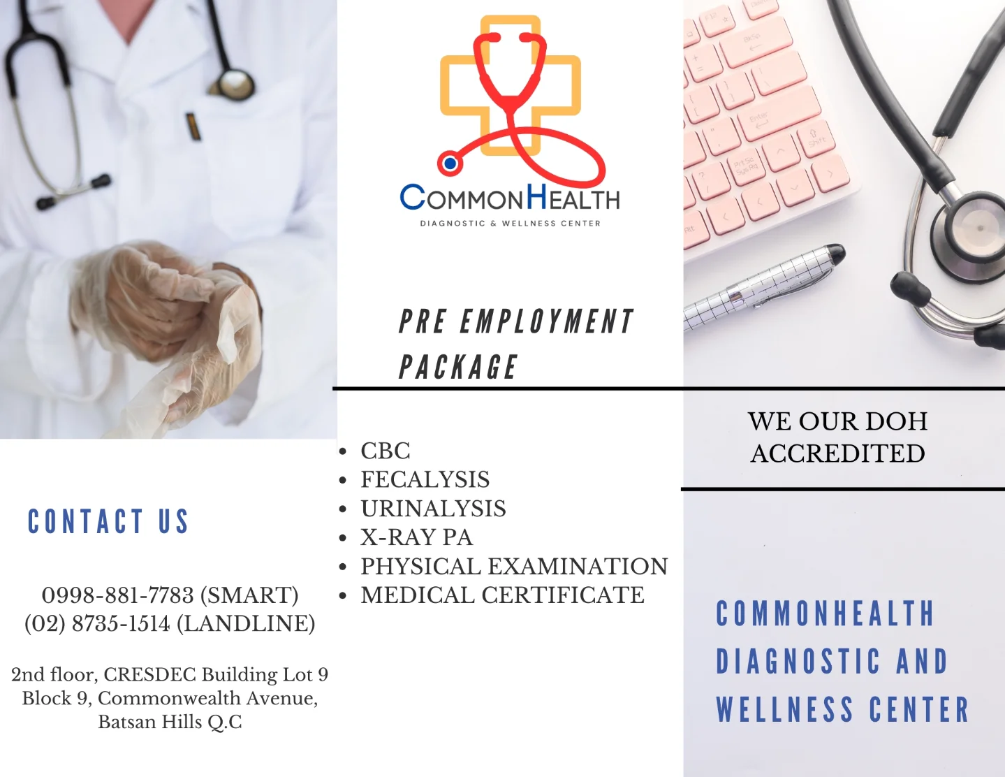 CommonHealth Diagnostic and Wellness Center | Quezon City