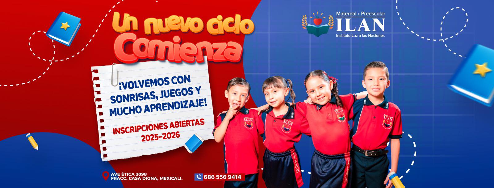 Instituto - Inscripciones abiertas para ciclo escolar 2025-2026 Durante ...