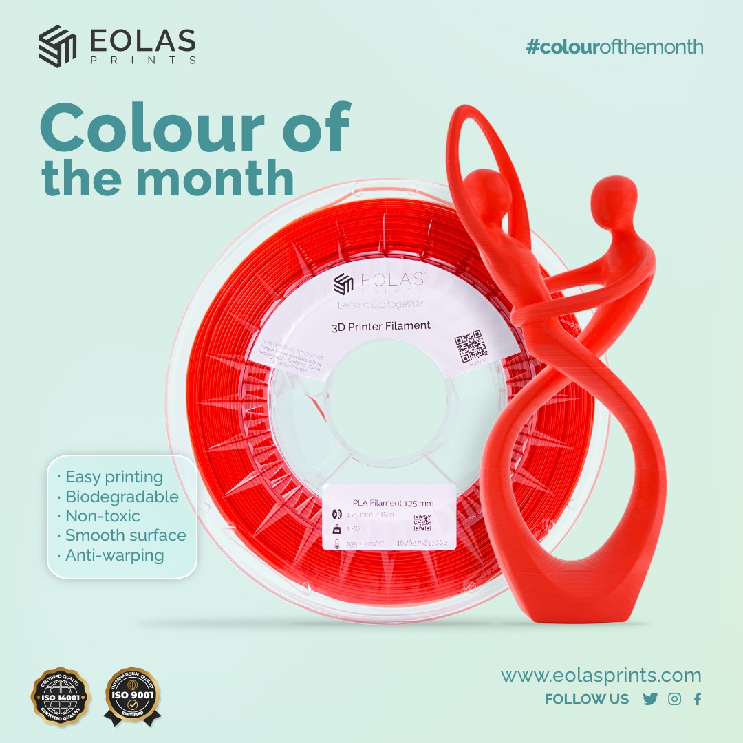 Eolas Prints - 🇪🇸 Presentamos nuestro filamento PLA del... | Facebook