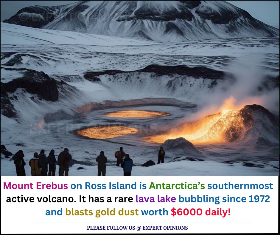 Expert - Mount Erebus: Antarctica’s Fiery Gold-Spitting Volcano! Mount ...